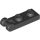 Lego Plate, Modified 1 x 2 with Bar Handle on End, Black