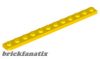 Lego Plate 1 x 12, Yellow