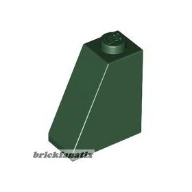Lego Slope 65 2 x 1 x 2, Dark green