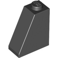 Lego ROOF TILE 2X1X2, Black