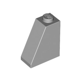 Lego ROOF TILE 2X1X2, Light grey