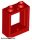 Lego Window 1 x 2 x 2 Flat Front, Red