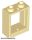 Lego Window 1 x 2 x 2 Flat Front, Tan