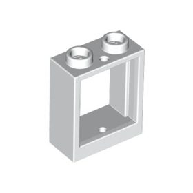 Lego FRAME 1X2X2, White