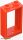 Lego Window 1 x 2 x 3 Flat Front, Red