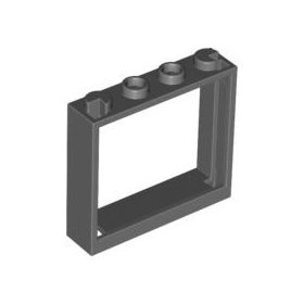 Lego Frame 1X4X3, Dark grey