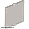 Lego Glass for Window 1 x 2 x 2 Flat Front, Transparent brown