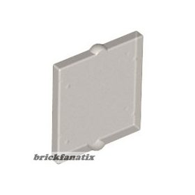   Lego Glass for Window 1 x 2 x 2 Flat Front, Transparent brown
