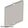 Lego Glass for Window 1 x 2 x 2 Flat Front, Transparent brown