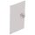 Lego Door 1 x 4 x 6 with Stud Handle, Transparent black