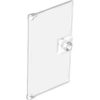 Lego Door 1 x 4 x 6 with Stud Handle, Transparent clear