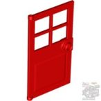 Lego D. W. PANES F. FRAME 1X4X6, Bright red