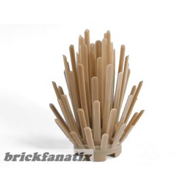 Lego Plant Prickly Bush 2 x 2 x 4, Drak tan