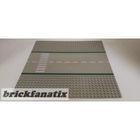   Lego Baseplate, Road 32 x 32 9-Stud Straight with Road and Crosswalk Pattern