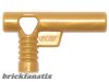 Lego Minifigure, Utensil Hose Nozzle Elaborate, pearl gold