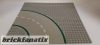 Lego Baseplate, Road 32 x 32 9-Stud Curve with Road Pattern