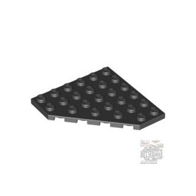 Lego Corner Plate 6X6X45°, Black
