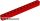 Lego Brick 1 x 12, Red