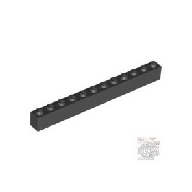 Lego Brick 1 X 12, Black