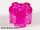 Lego Brick, Round 2 x 2 with Axle Hole, Trans-dark pink