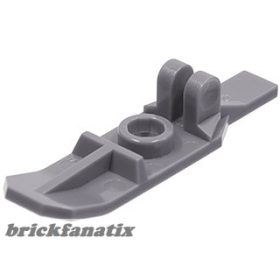 Lego Minifigure, Utensil Ski with Hinge, Dark grey