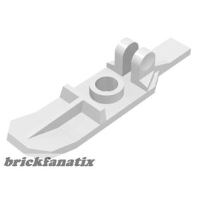 Lego Minifigure, Utensil Ski with Hinge, White