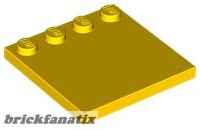 Lego PLATE 4X4 W. 4 KNOBS, Yellow