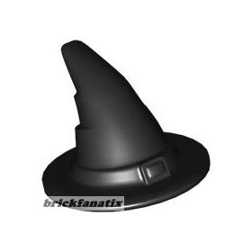 Lego figura Headgear Hat, Wizard / Witch, Black