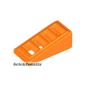 Lego Slope 18 2 x 1 x 2/3 with Grille, Orange