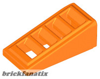 Lego Slope 18 2 x 1 x 2/3 with Grille, Orange