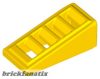 Lego Slope 18 2 x 1 x 2/3 with Grille, Yellow