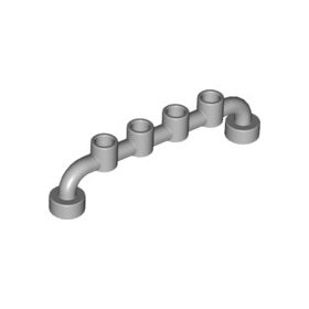 Lego Bar 1 x 6 with Hollow Studs, Light bluish gray
