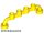 Lego Bar 1 x 6 with Hollow Studs, Yellow
