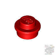 Lego ROUND PLATE 1X1, Bright red