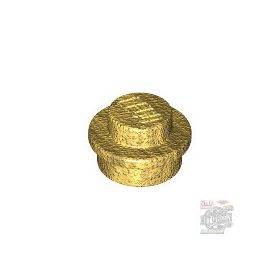 Lego PLATE 1X1 ROUND, Dark Gold