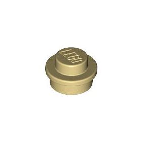 Lego ROUND PLATE 1X1, Tan