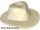 Lego figura Headgear Hat, Wide Brim Outback Style (Fedora), Tan