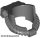 Lego Minifigure Fire Helmet Breathing Hose, Dark bluish gray