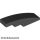 Lego Slope, Curved 4 x 1, Black