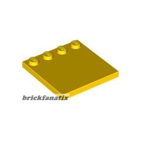 Lego Tile, Modified 4 x 4 with Studs on Edge, Yellow