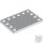 Lego Tile, Modified 4 x 6 with Studs on Edges, White