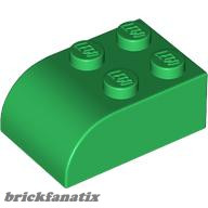 Lego BRICK 2X3 W. ARCH, Green