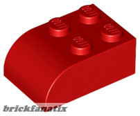 Lego BRICK 2X3 W. ARCH, Red