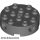 Lego TECHNIC BRICK 4X4 ROUND, Dark grey
