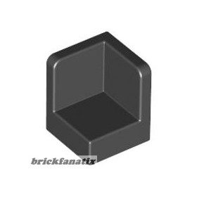 Lego Panel 1 x 1 x 1 Corner, Black