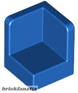 Lego Panel 1 x 1 x 1 Corner, Blue