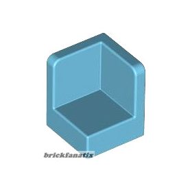 Lego Panel 1 x 1 x 1 Corner, Medium azur
