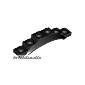 Lego Vehicle, Mudguard 1 1/2 x 6 x 1 with Arch, Black