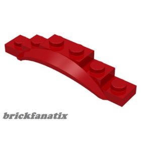 Lego Vehicle, Mudguard 1 1/2 x 6 x 1 with Arch, Red