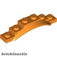 Lego SCREEN 1X6X1 W. EDGE, Bright orange